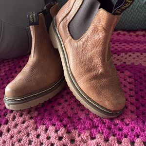 Brown Chelsea Work Boots - Unbranded